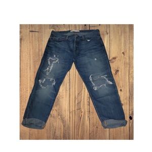 Gap relaxed button fly boyfriend jeans sz 29